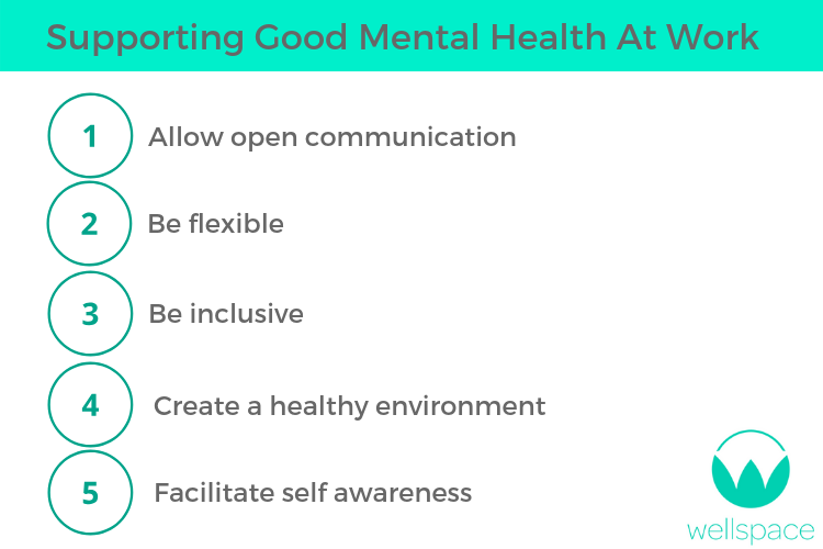 Supporting Good Mental Health at Work: Top 5 Tips