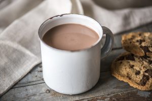 image of coffee and biscuits to illustrate blog by Wellspace on exercises to do at work