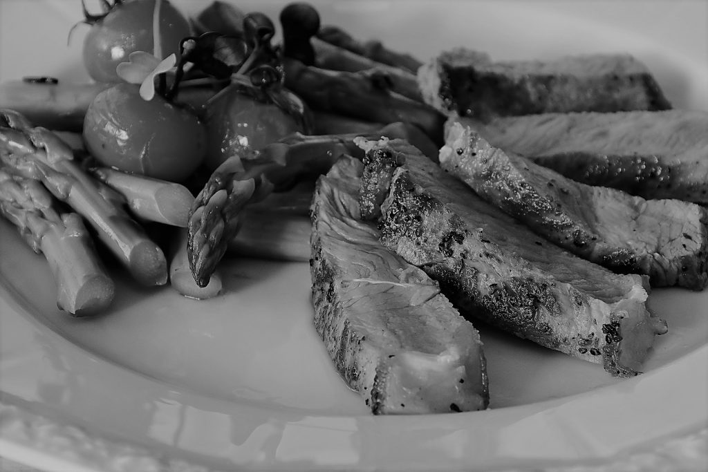 image shows a healthy lunch on a plate