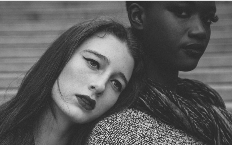 Two women representing International Women's Day 2019