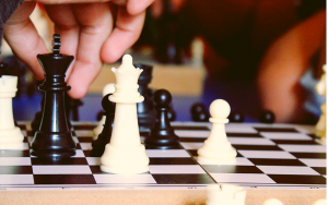 Chess Board to depict board games for a fundraising event for Wellspace blog for Red Nose Day 2019