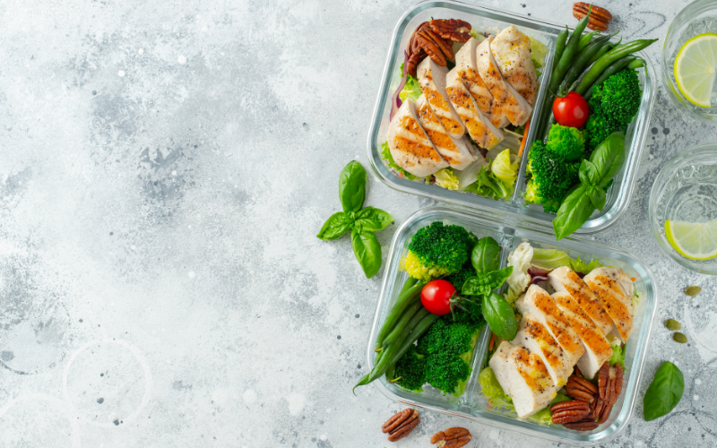 meal prepping can help incorporate healthy habits into a busy schedule